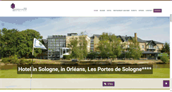 Desktop Screenshot of portes-de-sologne.com